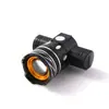 Luz dianteira da bicicleta t6 liga de alumínio luz noite equitação carregamento usb zoom telescópico 360 graus rotativo ao ar livre ciclismo luz