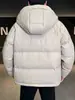 Nueva Norma Nacional Chaqueta Corta con Capucha 50% Pluma para Hombre Transmisión en Vivo Más Vendido Alta Calidad Ropa de Trabajo para Exteriores Abrigo Cálido