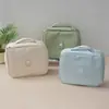 2026 Nuevo Modelo Bolsa de Maquillaje Portátil de Color Sólido, Bolsa de Almacenamiento Expandible de Gran Capacidad, Neceser Portátil, Caja de Almacenamiento para Cosméticos