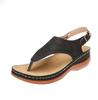 Deseo transfronterizo en stock zapatos de mujer 2021 Nuevas sandalias de mujer con hebilla estilo romano comercio exterior 43 sandalias de talla grande