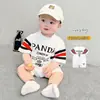 Mameluco de Algodón Puro de Manga Corta para Bebé, Ropa de una Pieza para Recién Nacido, Ropa de Verano para Bebés Niños y Niñas, Mameluco Delgado de Verano para Usar como Prenda Exterior