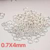 Acessórios de anel aberto de aço inoxidável DIY Anel Único Cor de Aço Dourado Redondo Ultra Fino Reparo Material Feito à Mão