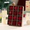 Decorações de Natal, Enfeites de Natal, Conjunto Pendente de Bola de Natal Aveludada, Bolas Pendentes para Decoração de Feriado, Bolas de Natal