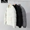 Abrigo de Algodón Acolchado de Invierno para Hombre Abrigo Grueso de Algodón Acolchado Moda Suelto Ropa tipo 'pan' Abrigo Casual Cálido de Algodón Acolchado para Adolescentes y Niños