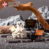 Enfeites de Halloween múmia caveira mago fantasma sem rosto horror coelho vela micro paisagem enfeites de resina