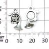 El Nuevo Colgante de Instrumento Musical de Aleación de Plata Antigua Más Vendido de Amazon Colgante Pulsera DIY Collar Accesorios de Joyería