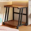 Prateleira de Armazenamento para Impressora Sob a Mesa Multifuncional Gabinete de Armazenamento para Copiadora Doméstica Escritório Com Rodas Rack Organizador Móvel