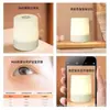 Luz Nocturna, Lámpara Recargable de Mesita de Noche, Lámpara para Alimentar al Bebé, Lámpara para Dormir, Lámpara Táctil, Lámpara de Dormitorio con Luz Suave para Protección Ocular, Tres Niveles
