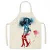 Delantal con estampado de superhéroes Marvel Superman Iron Man Batman adulto niños bata de limpieza ventas directas de fábrica