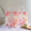 Bolsa de Mano Frosted de PP, Bolsa de Regalo para Bodas, Bolsa de Regalo para Cumpleaños y Festividades, Ecológica, Inodora, Buena Resistencia, Fuerte Capacidad de Carga