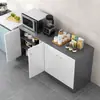 Aparador Moderno Minimalista Almacenamiento Balcón Hogar Apartamento Pequeño Sala de Estar Entrada Pared Gabinete de Comedor Nórdico Gabinete de Té