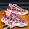 Zapatos Casuales para Hombre, Cómodos y Versátiles, Tenis Deportivos de Moda, Zapatos de Lona Estampados para Hombre, Tenis de Caña Baja para Estudiantes y Adolescentes