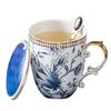 Osso doméstico China caneca personalizada copo de cerâmica copo de leite copo colher colher de grande capacidade copo de água de escritório copo de café atacado