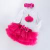 Verano Nuevo Dibujos Animados para Niños Niñas Algodón de Alta Calidad Bolsa Ropa Pedo Moda Manga Larga Liebre Seis Capas 0-2 Ropa