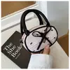 Bolso Cuadrado Mini Plegado con Lazo de Moda Tendencia para Mujer 2025 Nuevo Bolso de Hombro Cruzado de Alto Valor Mochila para Niñas