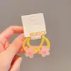 Anillo de Toalla de Dibujos Animados Lindo de Alta Elasticidad, Goma para el Cabello para Niños y Niñas, Diadema, Accesorios para el Cabello, Adorno para la Cabeza para Niñas Pequeñas y Bebés