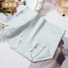 Roupa Íntima Feminina de Algodão 40S Seda Amora 7A Bacteriostática Parte Inferior Crotch Respirável Cintura Alta Barriga Justa Amigável à Pele Roupa Íntima Feminina para Mulheres