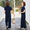 Traje deportivo de moda de verano para madres de mediana edad 2025, nuevo estilo extranjero, chaqueta para mujeres de mediana edad y mayores, conjunto de dos piezas que reduce la edad