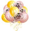 Amazon 16 18 30 40 50 60 Años Set de Globos con Confeti Decoración para Fiesta de Cumpleaños de Adultos