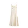 Vestido Feminino Elegante Moda Nova 2026 Estilo Europeu e Americano Transfronteiriço Z Sexy Hot Girl Textura Cetim de Seda 2151100
