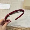 Diadema de Tela de Lunares con Dientes Antideslizantes para Sujetar el Cabello, Adecuada para el Lavado Diario y Fijar el Cabello Suelto de los Estudiantes, Venta al por Mayor desde el Fabricante