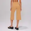 Pantalones Cortos de Yoga de Verano Estilo Europeo Americano para Mujer, Control de Abdomen, Cintura Alta, Secado Rápido, Holgados, Deportivos para Fitness 5555