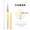 Conjunto de Canetas Liner para Nail Art Japonesas Ultra Finas Cores Metálicas Macaron Caneta para Contorno de Flores Caneta para Contorno Facial BJD