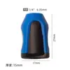Porta-bits de impacto com anel magnético para bits de chave de fenda elétrica, cabeça de chave de fenda com anel de posicionamento magnético
