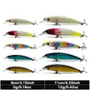 Em Estoque Atacado Isca Minnow Luminosa Isca Dura Universal para Asp Robalo Perca Isca Artificial Biônica Pesca em Água Doce Mar
