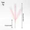 Nuevo 55cm3 Tenedor Pampas Caña Artificial Flor de Pampa Falsa Material Hierba Artificial Hierba de Pampa Hierba de Caña Decorativa