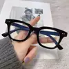 Óculos de armação super populares do Livro Vermelho feminino simples liso óculos masculino luz azul anti-celebridade da internet pera mesmo óculos de moda atacado