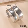 Pulseira de Aço Inoxidável Mais Vendida Transfronteiriça Dupla Camada Oca Abertura Irregular Pulseira Temperamento Joias de Titânio de Alta Qualidade Fábrica