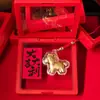 Colgante para Cadena de Teléfono de Pony Año del Caballo, Llavero Regalo para Hacerse Rico Pronto, Pequeño Adorno de Caballo del Zodiaco, Colgante de Metal