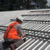 Telha de aço colorida telha de ferro telhado suporte fotovoltaico telhado inclinado instalação de telha de junta vertical fixador de telha painel solar