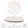Prato de melamina imitação de porcelana louça de restaurante prato de plástico prato quadrado para refogar prato para prato frio de hotel prato para hot pot prato para acompanhamento
