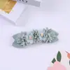 Accesorios para el Cabello de Flor Hermosa de Material de Súper Fibra para Niños de Venta Caliente Transfronteriza Diadema Elástica con Forma de Hoja de Bebé Europeo y Americano de Aspecto Atractivo