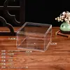Caixa transparente acrílica personalizada, caixa de alimentos personalizada, caixa de presente, caixa expositora com tampa basculante, caixa de chá personalizada, caixa de armazenamento