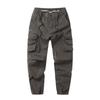 Otoño Exportación Transfronteriza Nuevo Pantalón Cargo para Hombre Juventud Exterior Color Puro Casual Simple Pierna Multibolsillo Pantalón Casual