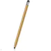 Caneta Stylus Capacitiva de Dupla Ponta Caneta para Celular Ponta de Borracha Tela de Tablet Android Caneta de Uso Duplo