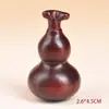 Piezas de mano de palo de rosa talladas, Coleccionables de cuerno de rinoceronte y palo de rosa, Adornos Pixiu, Calabaza, Tortuga Dragón, Tortugas de la Fortuna talladas