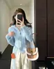Nuevo cárdigan corto de punto trenzado con cremallera, de manga larga, suave y elegante, para mujeres petite, para otoño e invierno