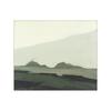 Pintura decorativa abstrata de luxo leve laranja simples moderna quadrada pintura suave para pendurar arte mural pintura núcleo atacado