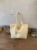 Bolsa Tote Listrada Estilo Coreano College, Bolsa de Grande Capacidade para Mulheres, Nova de 2026 para o Verão, Leve e Fashion