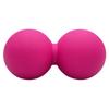 Pelota de silicona con forma de cacahuete, doble bola, para fascia, cervical, yoga, relajación muscular, pelota de masaje de manos, fitness, manto plantar.