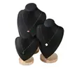Soporte de Exhibición de Collares al por Mayor de Fábrica, Maniquí de Madera para Exhibir Joyería de Cuello, Estante de Almacenamiento y Exhibición de Joyería de Perlas