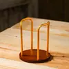 Portavasos de Acrílico para Uso en Casa, Portavasos para Café y Té, Dispensador de Vasos Desechables, Estante de Escritorio para Almacenamiento de Vasos con Popote