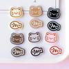 Venta caliente lindo gatito accesorios de pez pequeño accesorios para el cabello funda para teléfono móvil zapatos con agujeros diy fábrica al por mayor pj1680