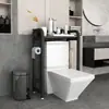 Estante de Baño de una Sola Capa Encima del Inodoro, Estante de Pie Detrás del Inodoro