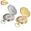 Bússola Dobrável de Metal Amazon Eaby Taobao Bússola de Bolso para Exterior Relógio de Bolso Bússola de Prata Banhada a Ouro Cobre