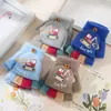 Guantes Calientes de Pollo de Dibujos Animados para Bebé Otoño e Invierno A prueba de Frío Engrosados Lindos para Niños y Niñas de Cinco Dedos Medio Dedo Tapa Abatible